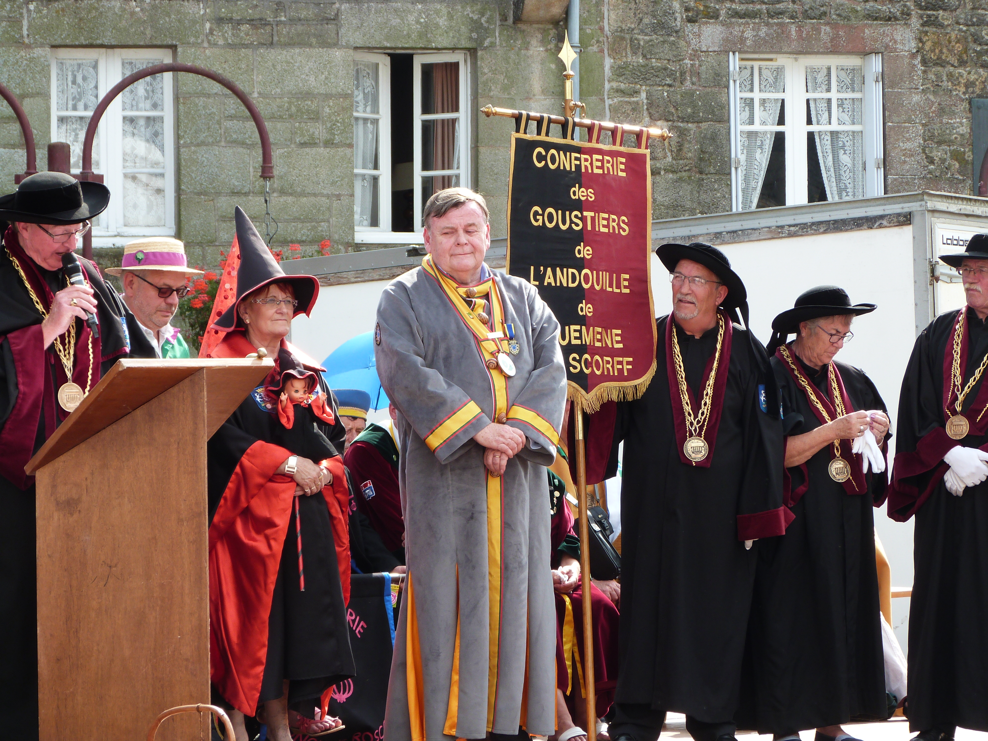 27 Août 2017 – Chapitre de la Confrérie des Goustiers de l’Andouille  de Guemene